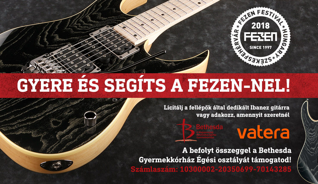 A Fehérvári Zenei Fesztivál is támogatja a Bethesdát