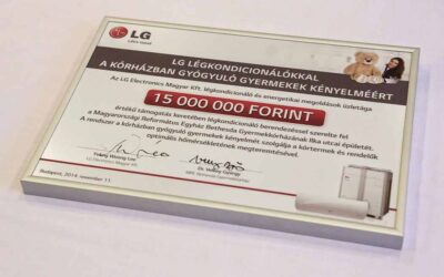 Az LG 15 millió forint értékű adománya